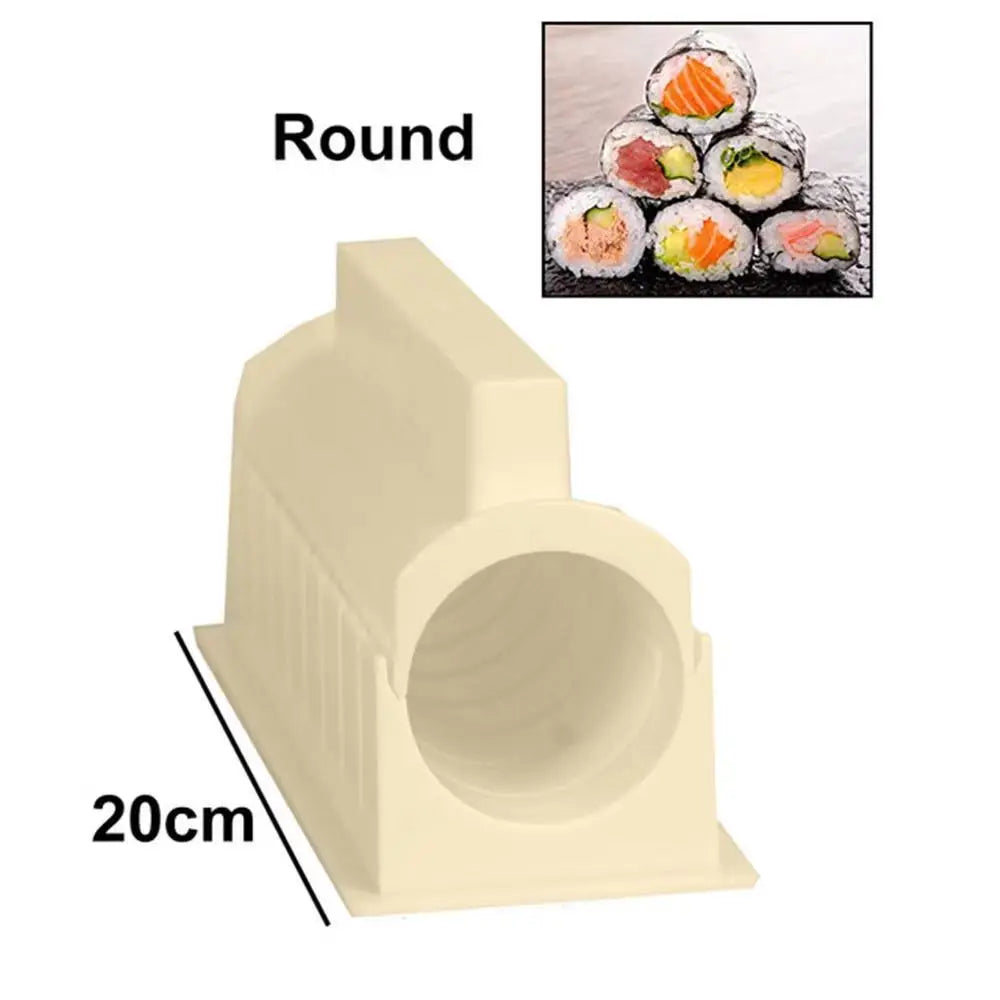 DIY Sushi Maker Set – Multifunktionale Sushi Formen für Reis & Japanische Kuchen, Rund- & Eckform Reismold für Zuhause, Bento & Party