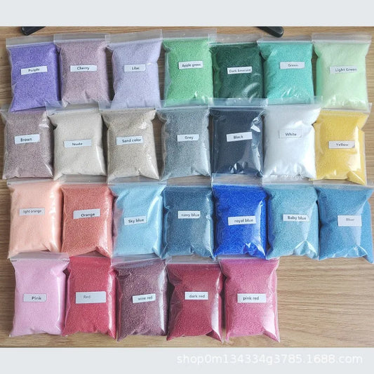 250g Wachs Sand – Bunter Wachssand für kreative Kerzen | Individuell gestaltbar & einfach anzuzünden