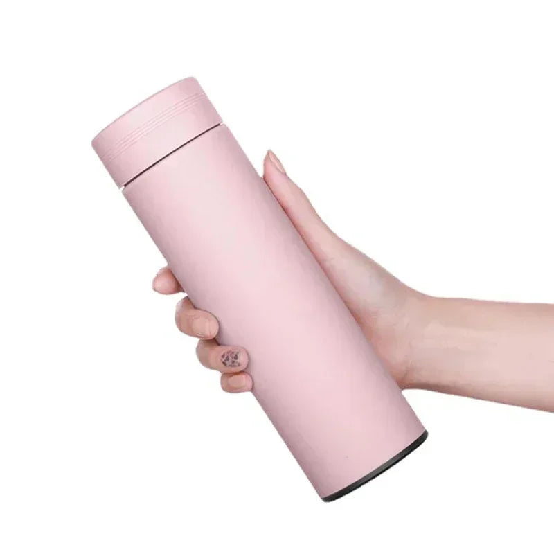 Thermosflasche mit digitalem Thermometer | Edelstahl & auslaufsicher