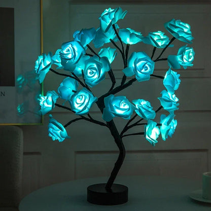 Rosenstrauß mit LED-Rosen – Romantische Beleuchtung für Zuhause, Geschenk oder Dekoration