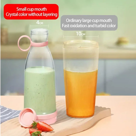 Smoothie Mixer To Go – Tragbarer USB-Standmixer mit 6 Klingen