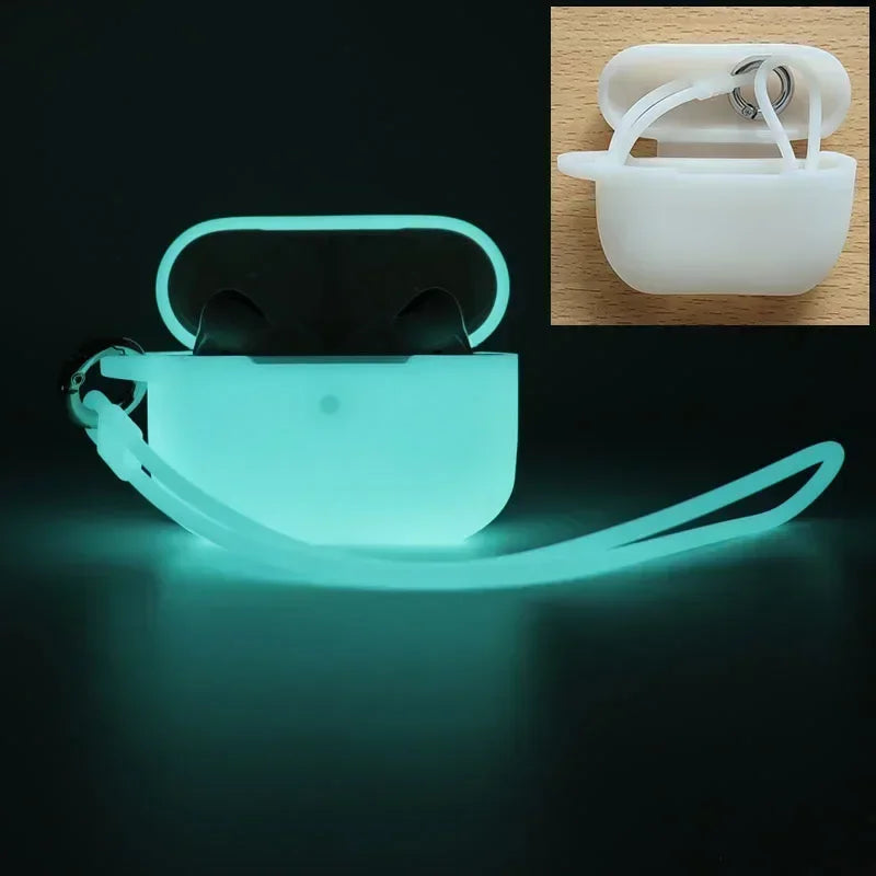 Leuchtendes Silikon Case für AirPods Pro – Stoßfestes Luminous Schutzcover, Passgenau & Kratzfest, Hülle für Apple AirPods Pro (1 & 2 Generation)