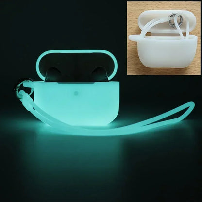 Leuchtendes Silikon Case für AirPods Pro – Stoßfestes Luminous Schutzcover, Passgenau & Kratzfest, Hülle für Apple AirPods Pro (1 & 2 Generation)