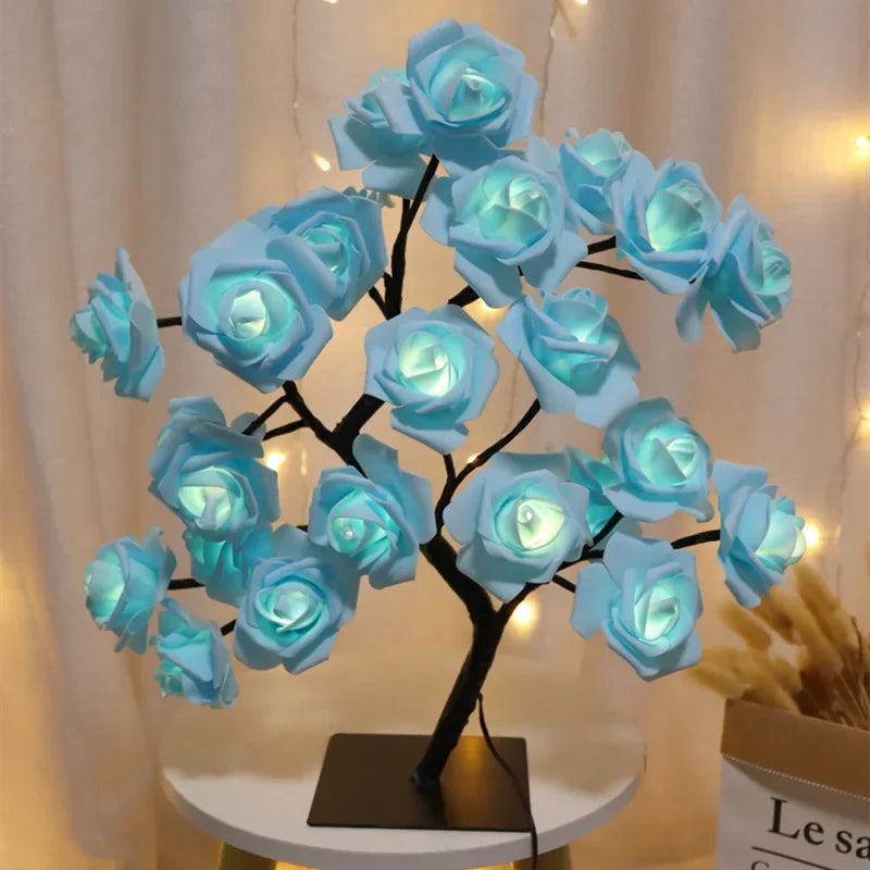 Rosenstrauß mit LED-Rosen – Romantische Beleuchtung für Zuhause, Geschenk oder Dekoration