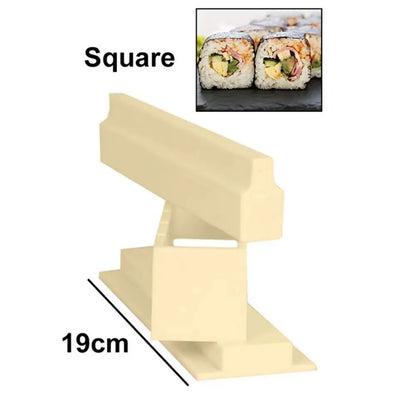 DIY Sushi Maker Set – Multifunktionale Sushi Formen für Reis & Japanische Kuchen, Rund- & Eckform Reismold für Zuhause, Bento & Party
