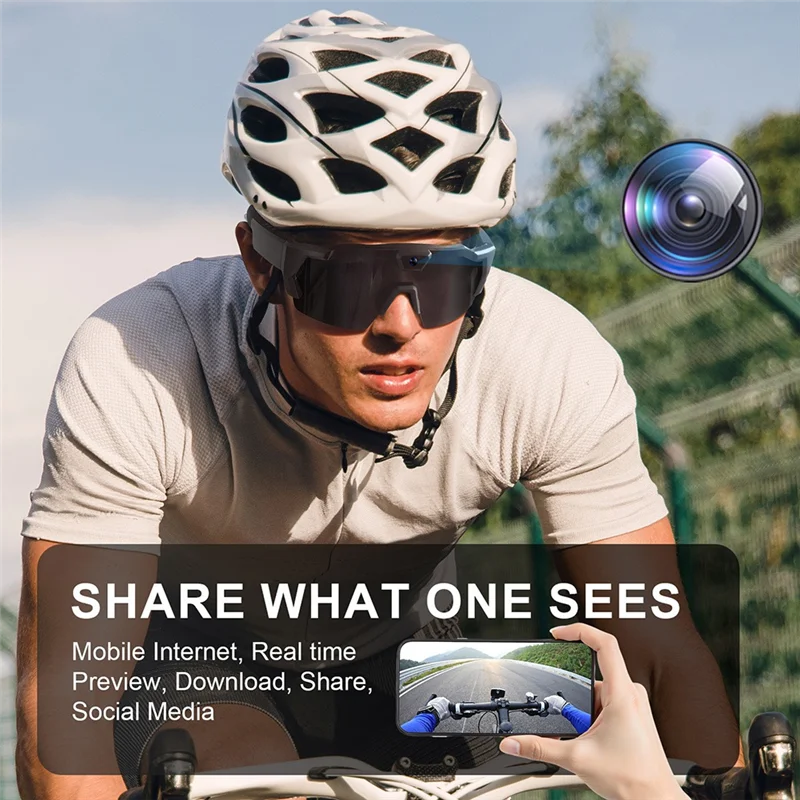 HD Kamera Sonnenbrille – Action Cam für Sport & Outdoor