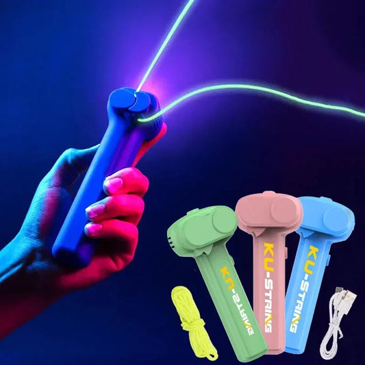 LED Rotations-Seil Spielzeug | Leuchtendes Geschicklichkeitsspiel für Kinder & Erwachsene