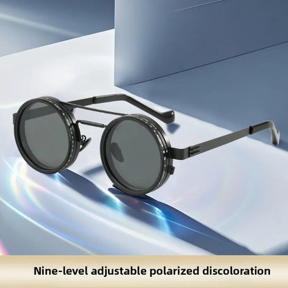Farbtonändernde Brille, polarisierte Sicht