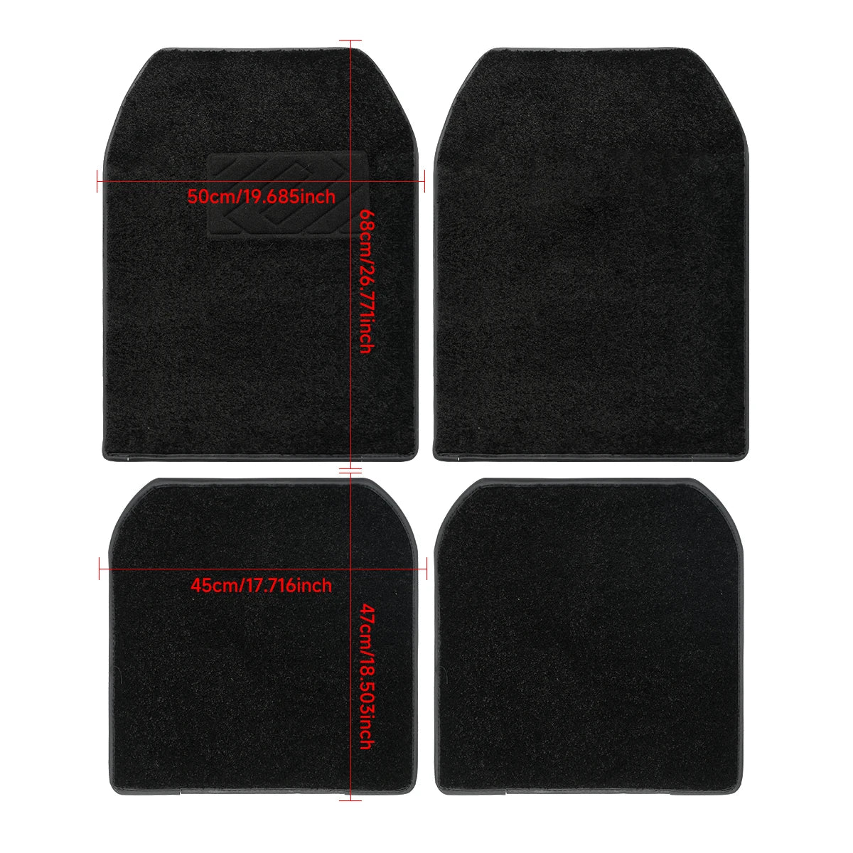 12V LED Starlight Auto Fußmatte mit App & Fernbedienung – Farbwechsel