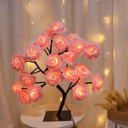 Rosenstrauß mit LED-Rosen – Romantische Beleuchtung für Zuhause, Geschenk oder Dekoration