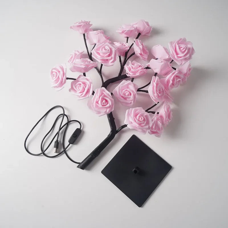 Rosenstrauß mit LED-Rosen – Romantische Beleuchtung für Zuhause, Geschenk oder Dekoration