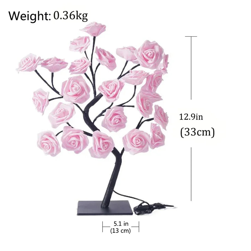 Rosenstrauß mit LED-Rosen – Romantische Beleuchtung für Zuhause, Geschenk oder Dekoration