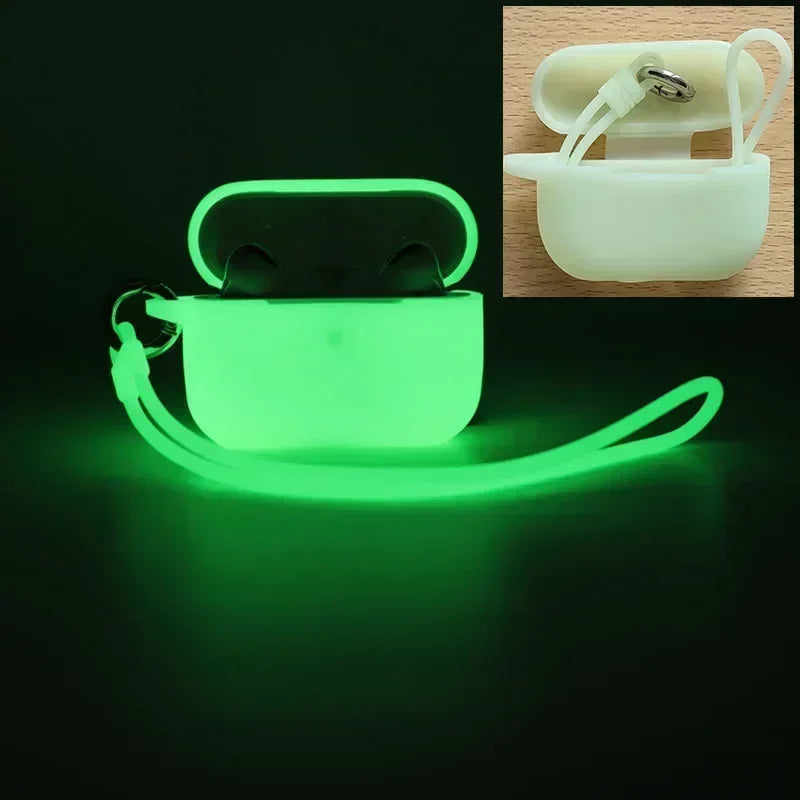 Leuchtendes Silikon Case für AirPods Pro – Stoßfestes Luminous Schutzcover, Passgenau & Kratzfest, Hülle für Apple AirPods Pro (1 & 2 Generation)